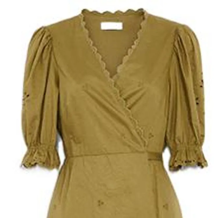 COACH Short Sleeved Dresses Women's Olive Green-2