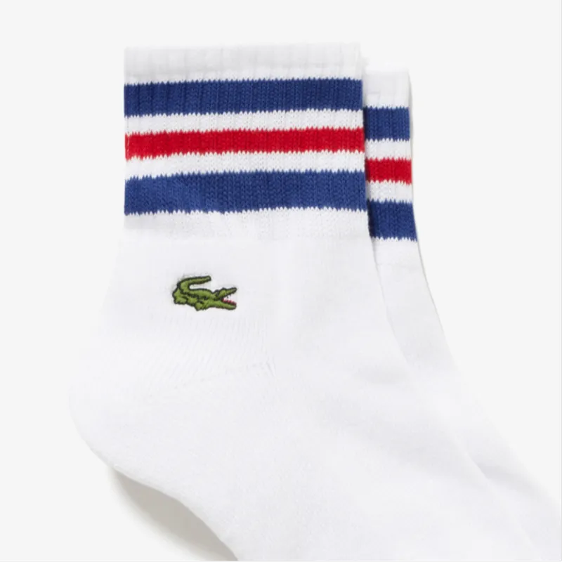 LACOSTE Mid Calf Socks Men's 1 Pack Blue-1