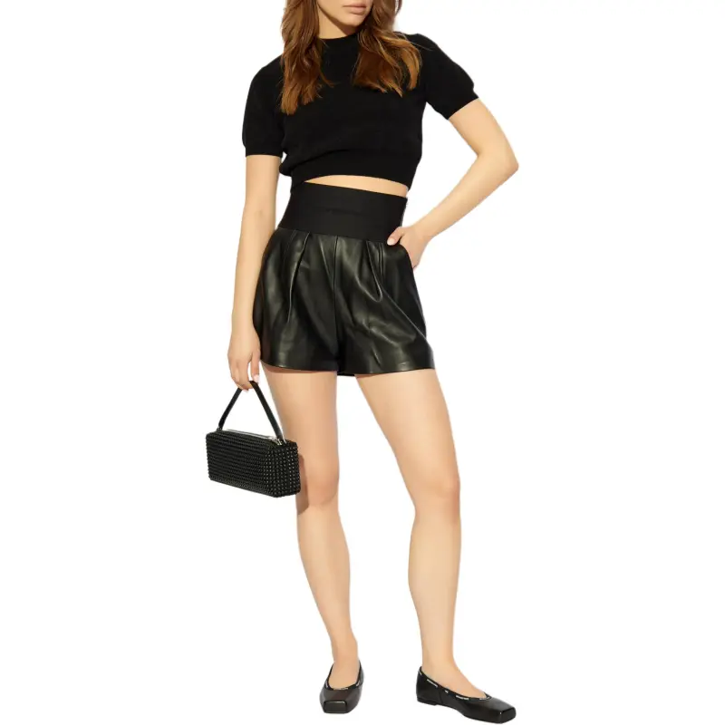 Alexander Wang Logo Detailed Cropped Top-4