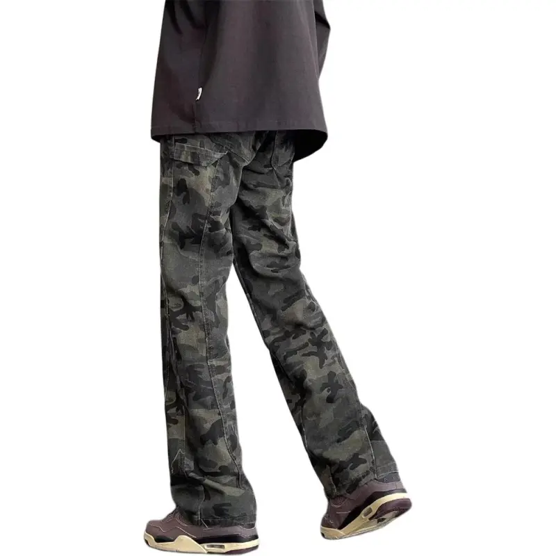 KVIV Jeans Unisex Camouflage [Editor's Recommendation]-2