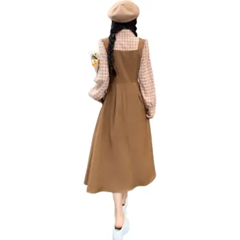 SECFLY OFFICIAL Long Sleeved Dresses Women's Image Color