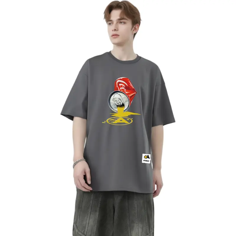 YK&YB T Shirts Unisex Gray-1