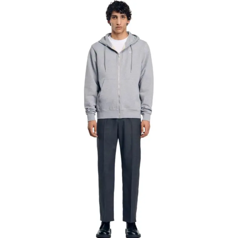 Sandro Logo embroidered Hoodie-3