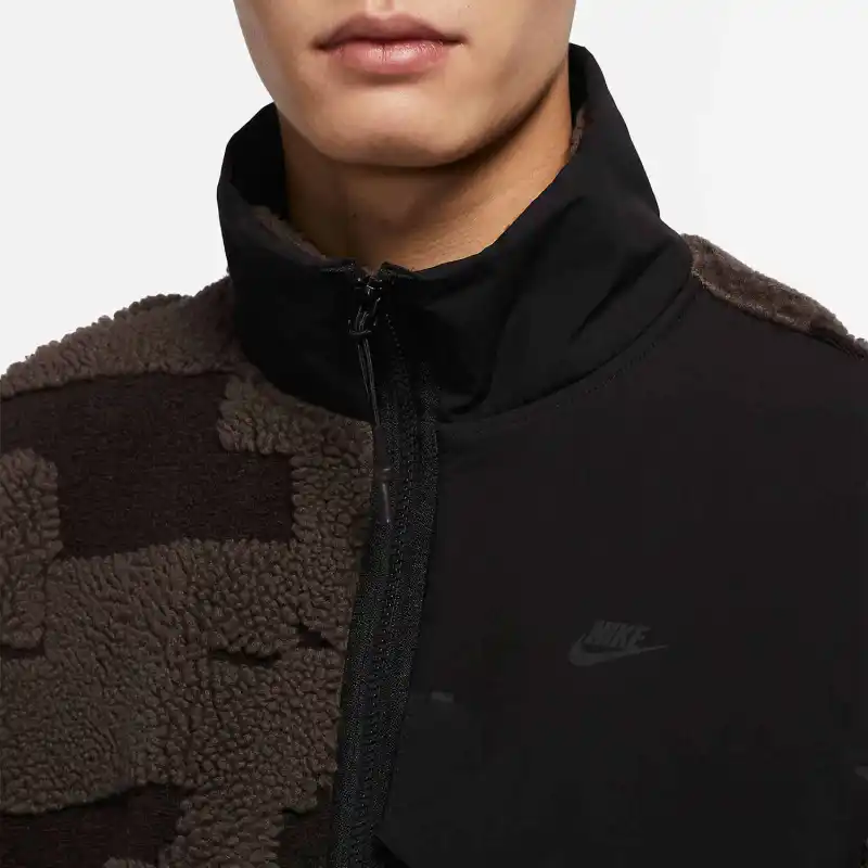 Nike Velvet feel Coat Men's Brown-2