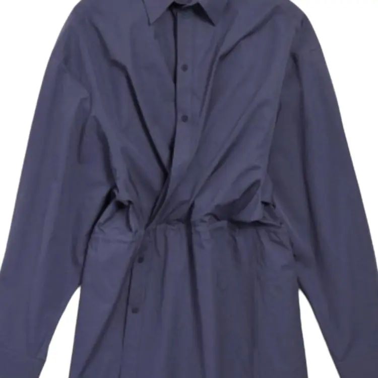 Balenciaga Faded Shirt Mini Dress-5