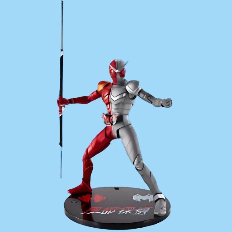 BANDAI Kamen Rider W S.H.Figuarts True Bone Craft, Frenzied Metal Shape, Adapted Animation Commemoration Action Figures-4