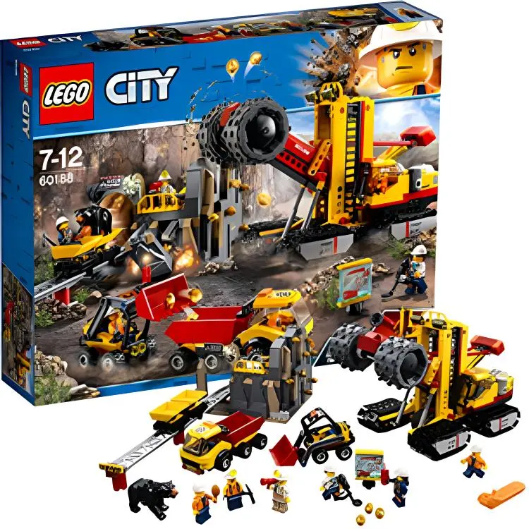 LEGO City Collection Mining Expert Base Building Blocks 601 1000pcs 60188-2