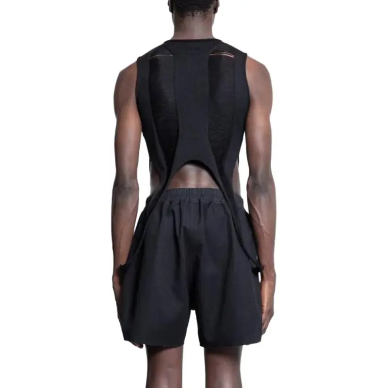 RICK OWENS Distressed Knitted Sleeveless Top-1