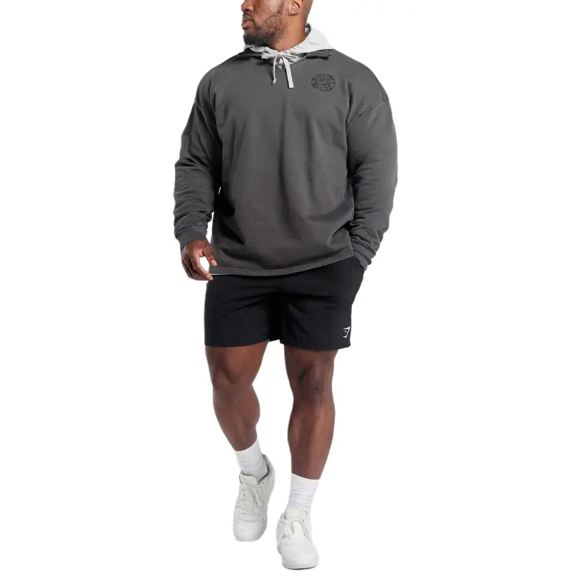 GYMSHARK Sweatshirt Men's Black-4
