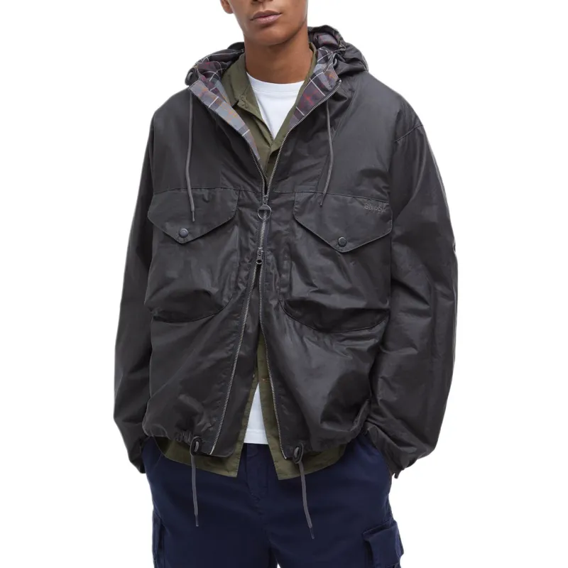 BARBOUR Utility Sapper Waxed Jacket-2