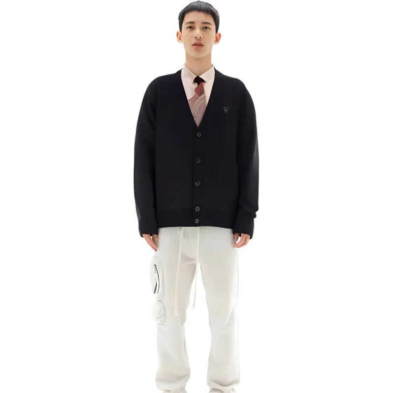 VERSACE Medusa Head Embroidered Cardigan-2