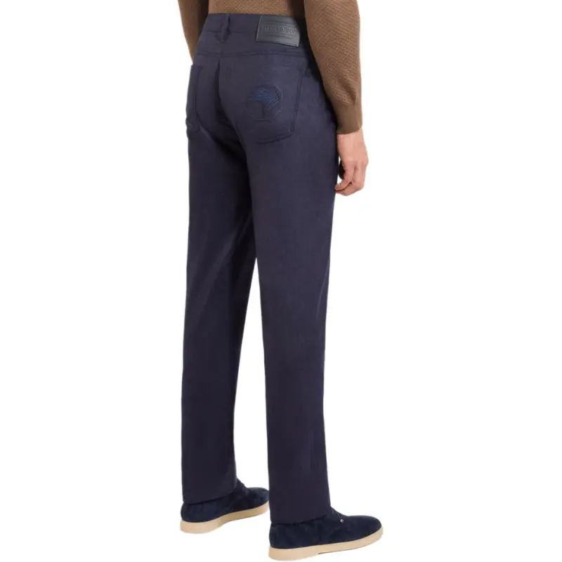 STEFANO RICCI Casual Pants Men's Blue-1