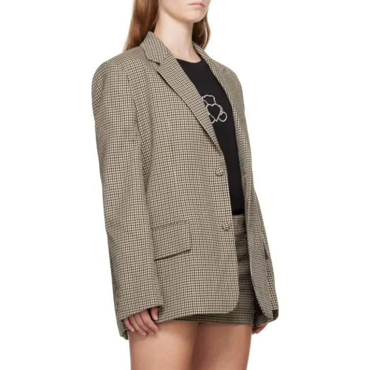 WE11DONE Check Blazer-4