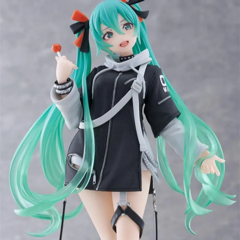 TAITO Hatsune Miku Fashion Figure Punk Bonus Gifts-6