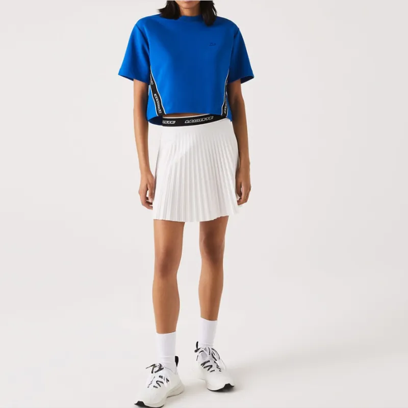 LACOSTE Casual Short Skirts Women's White-1