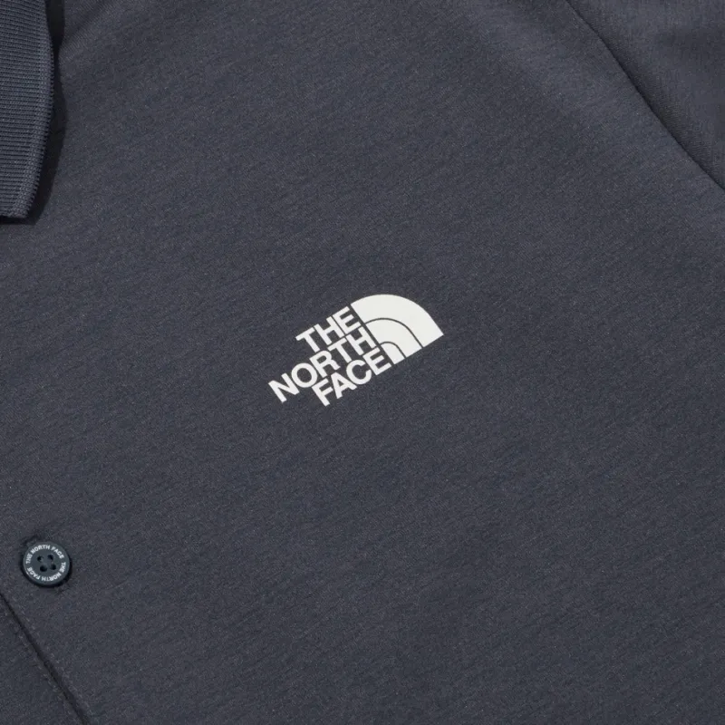 THE NORTH FACE STINSON S/S POLO T Shirt Unisex Dark Gray-2