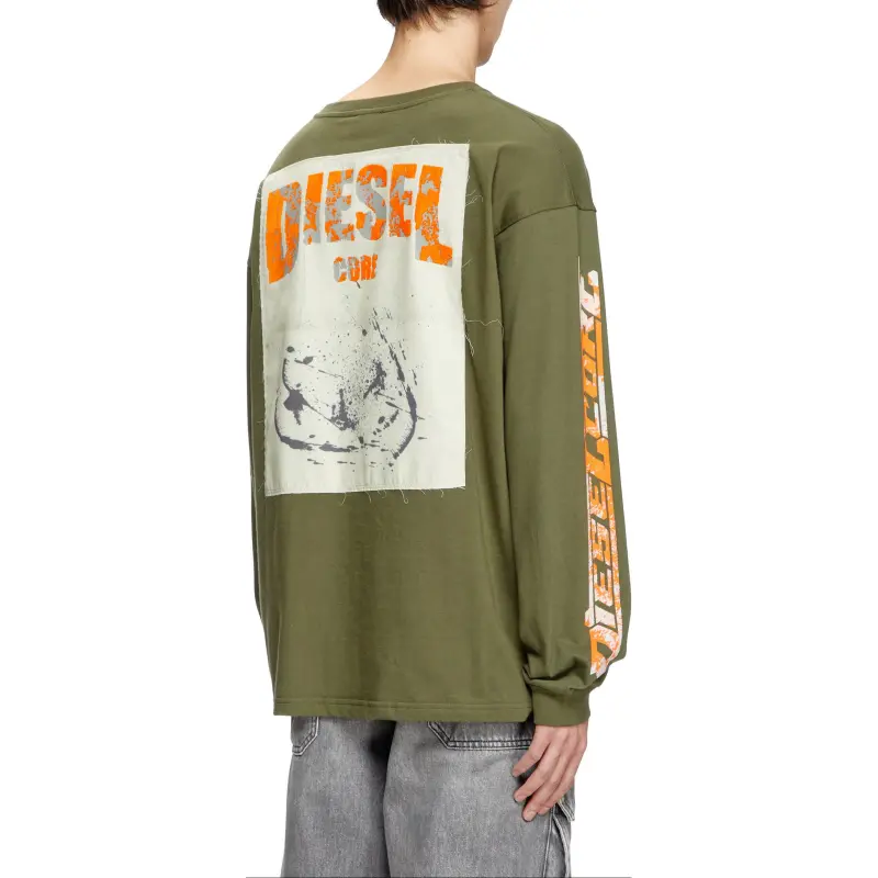 DIESEL T Boxt ls Slits R5 T shirt-2