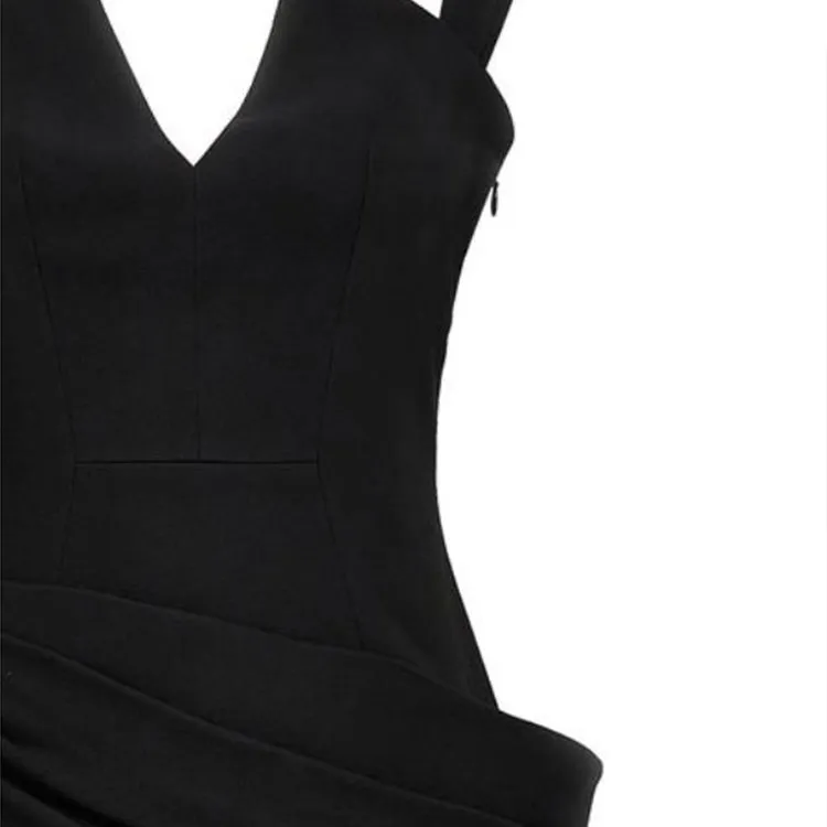 Givenchy V Neck Draped Dress-10