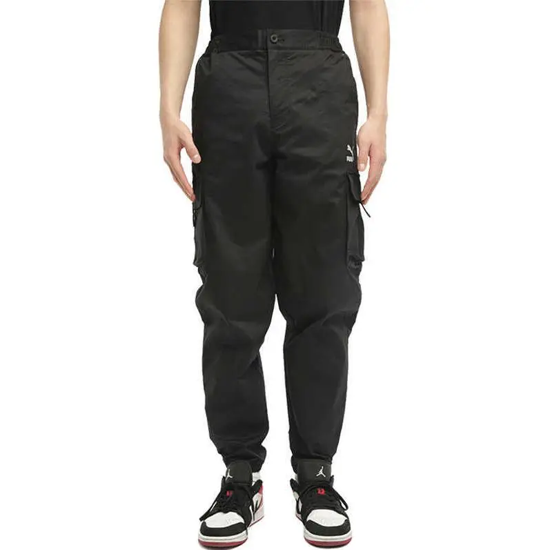 PUMA Cargo Pants Men Black-2
