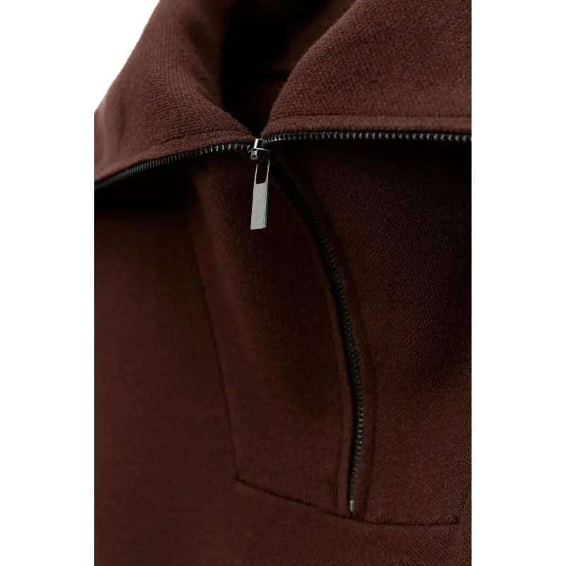 ZARA Sweatshirts Women's Brown-3