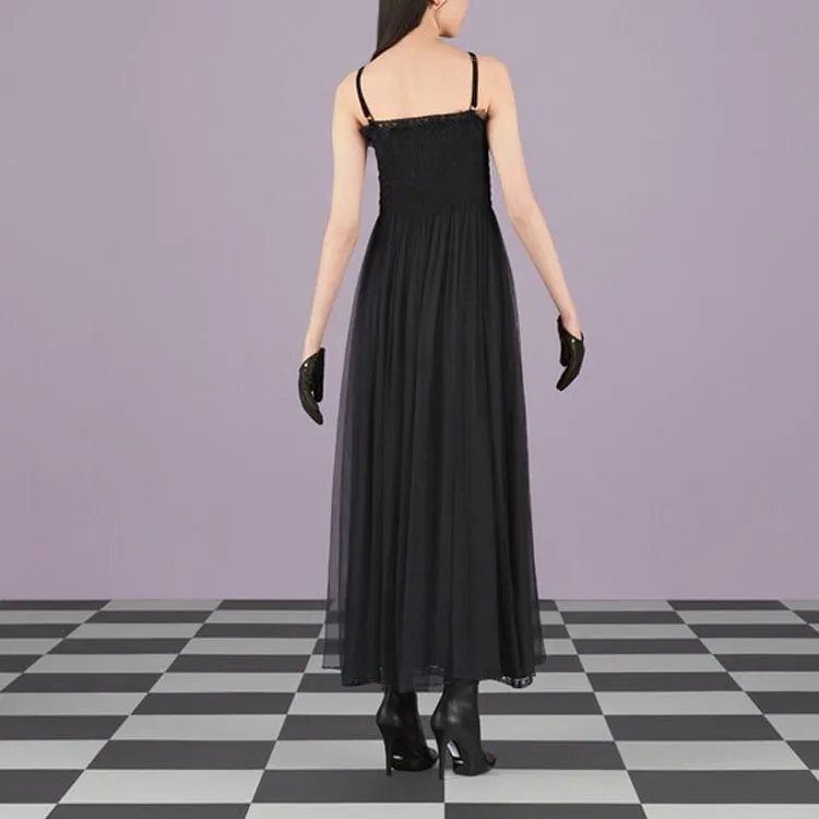 GUCCI Sleeveless Dresses Women's Black-2