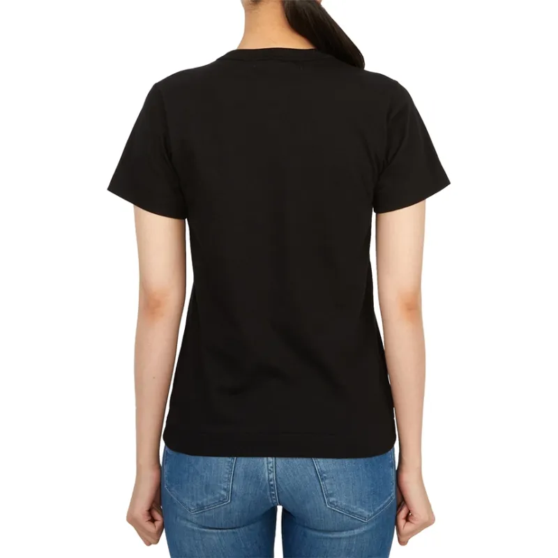CDG Play T Shirts Women's Black-4