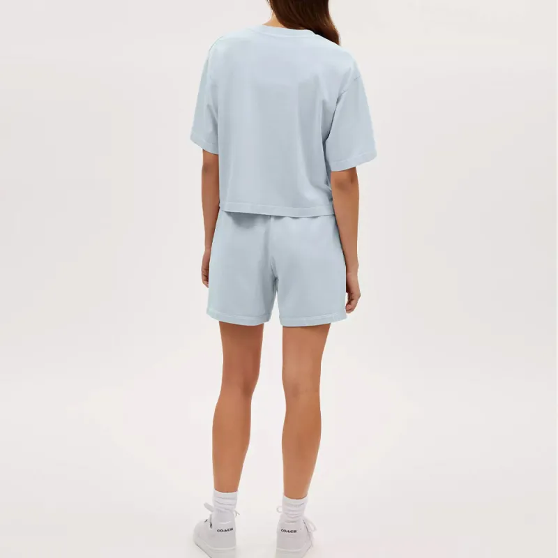 COACH Casual Shorts Women's Blue-2