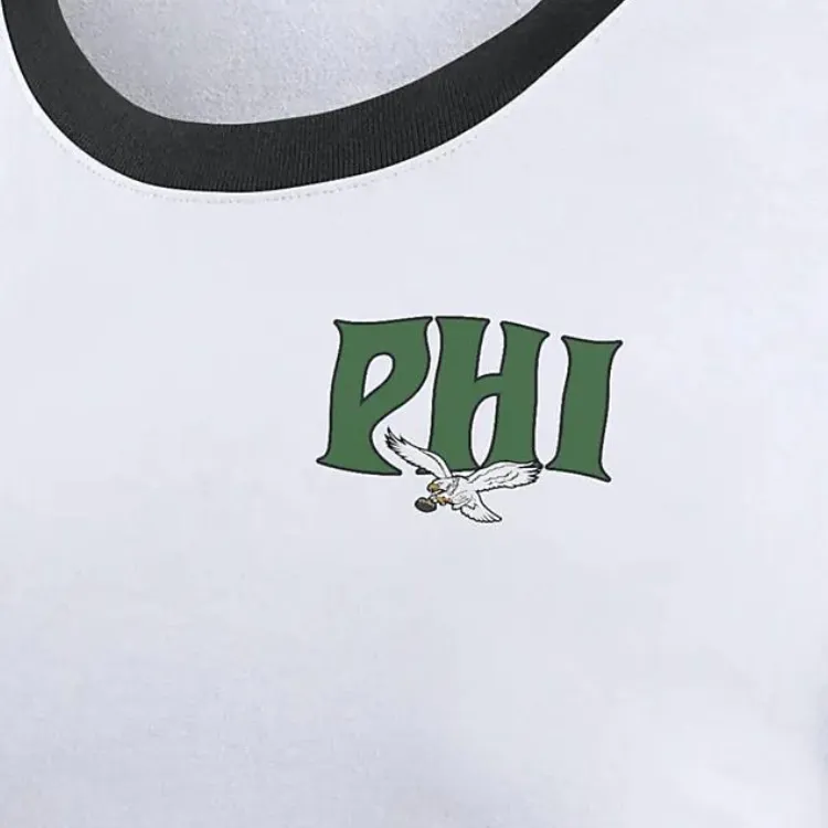 Nike Philadelphia Eagles Rewind Women's Nike Nfl Ringer T Shirt-2