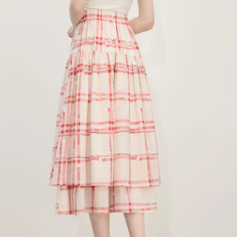 FANSILANEN Casual Long Skirt Women's-1