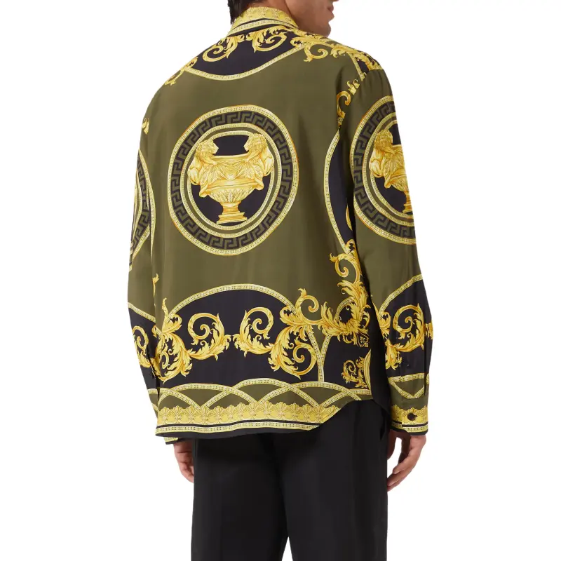 VERSACE Barocco Printed Button Up Shirt-4