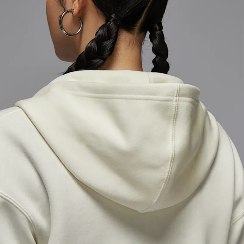 Jordan Brooklyn Fleece FW24 Sweatshirt Women's Canvas White/Black-4