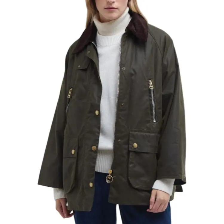 BARBOUR Lynne Press-Stud Fastened Jacket-2
