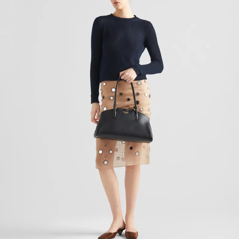 PRADA Crewneck Knitted Jumper-2