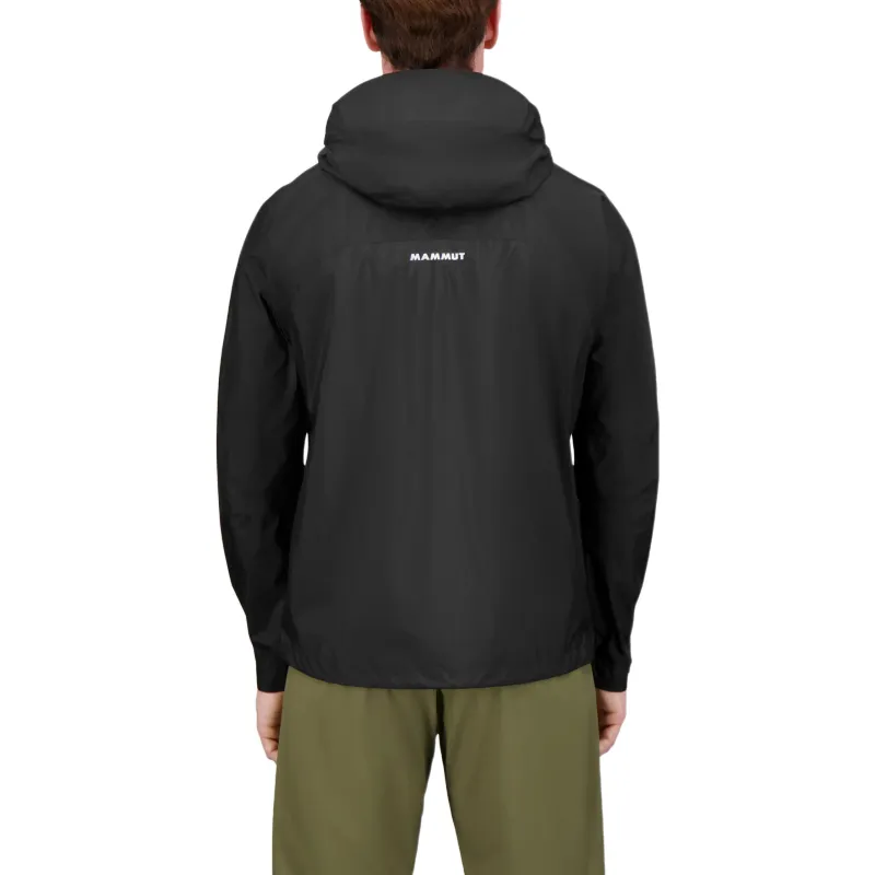 MAMMUT Microlayer 2.0 HS Outdoor Hiking Waterproof, Windproof, Breathable, And Rainproof Windbreaker Jacket Men's-1