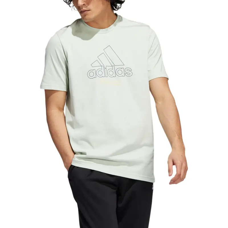 Adidas T Shirts Men Green-1