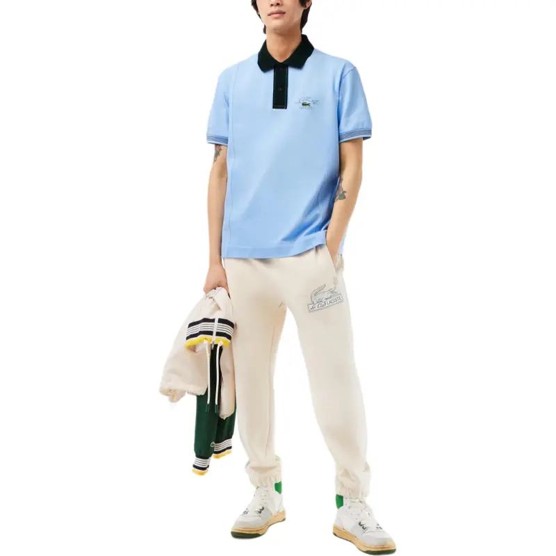 LACOSTE Polo Shirts Men Blue-3