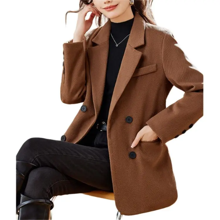 TERRE BLEUE Puffer Jacket Women's Coffee-3