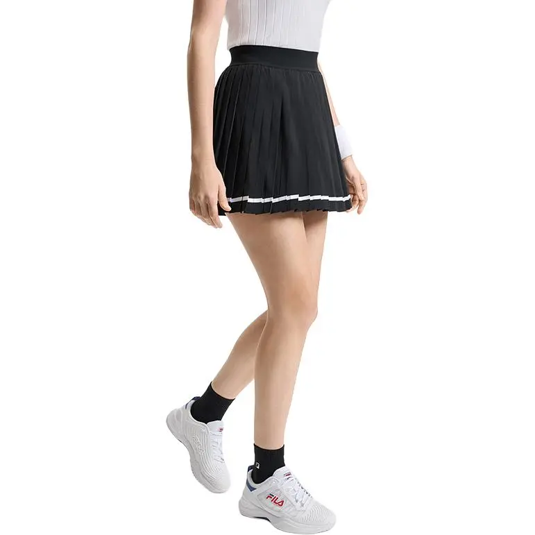 FILA Casual Short Skirts Women's Pitch Black-4