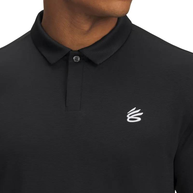 Under Armour Curry Splash Polo Shirt Men's Black-4