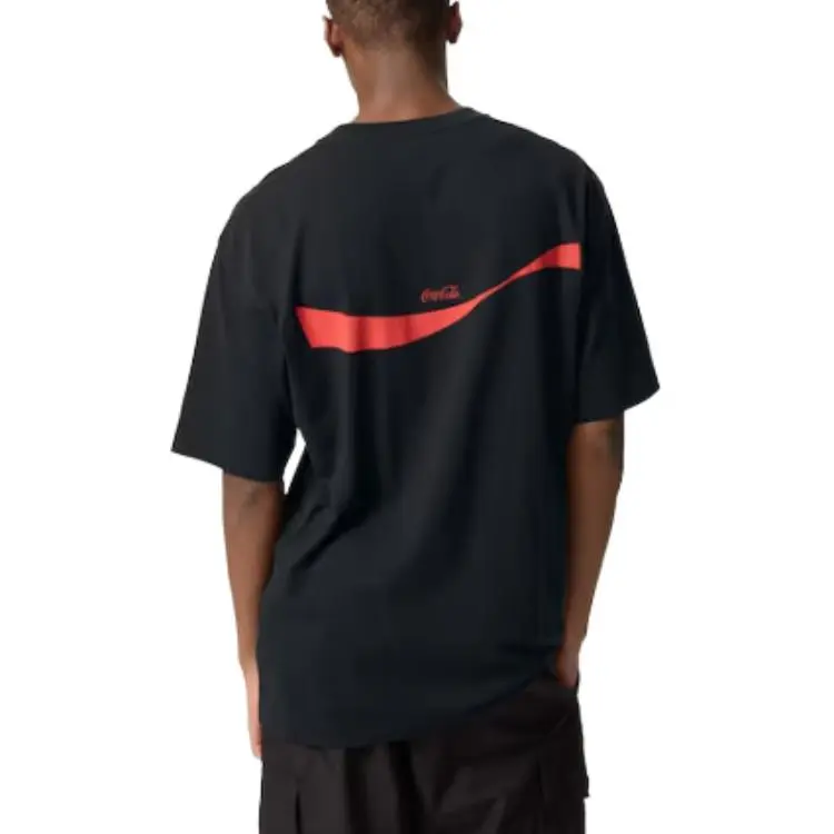 Keith Haring X Coca cola X UNIQLO Keith Haring X Coca Cola Collaboration T Shirts Unisex Black-3