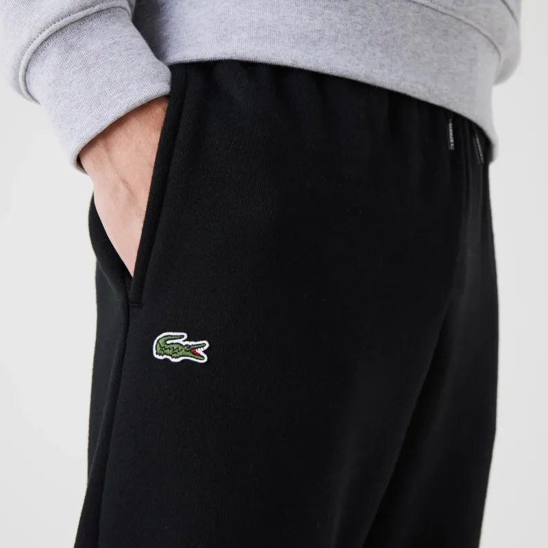 LACOSTE Moderate Sports Pants Men's Black-3