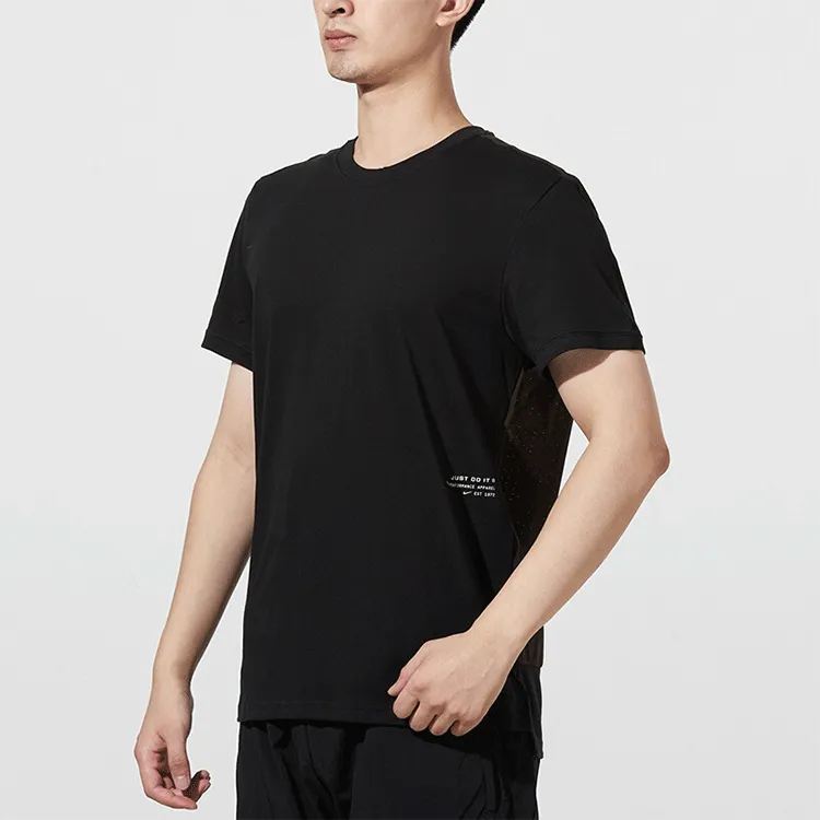 Nike Dri Fit T Shirts Men Black-4