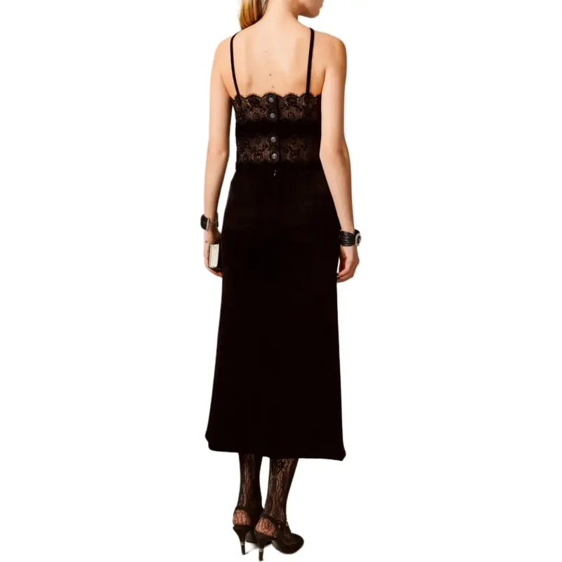 CHANEL FW22 Sleeveless Dress Women's Black-1