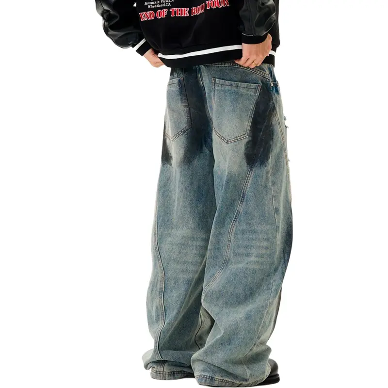 T IRA Jeans Unisex Blue[Summer Store Quality]-1