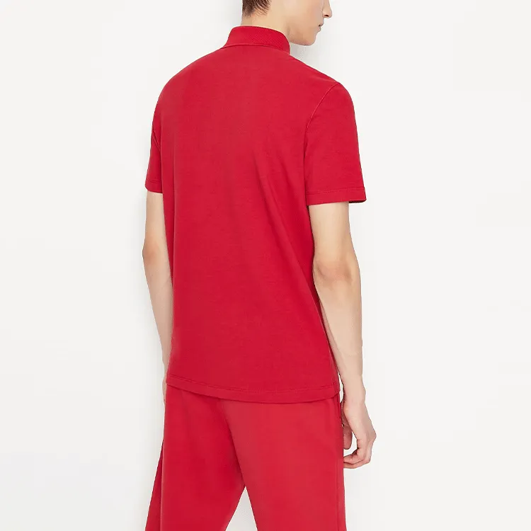 ARMANI EXCHANGE Polo Shirts Men Red-2