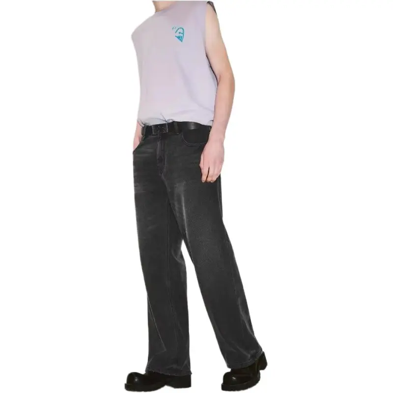 URBAN REVIVO Jeans Men's Jet Black-2