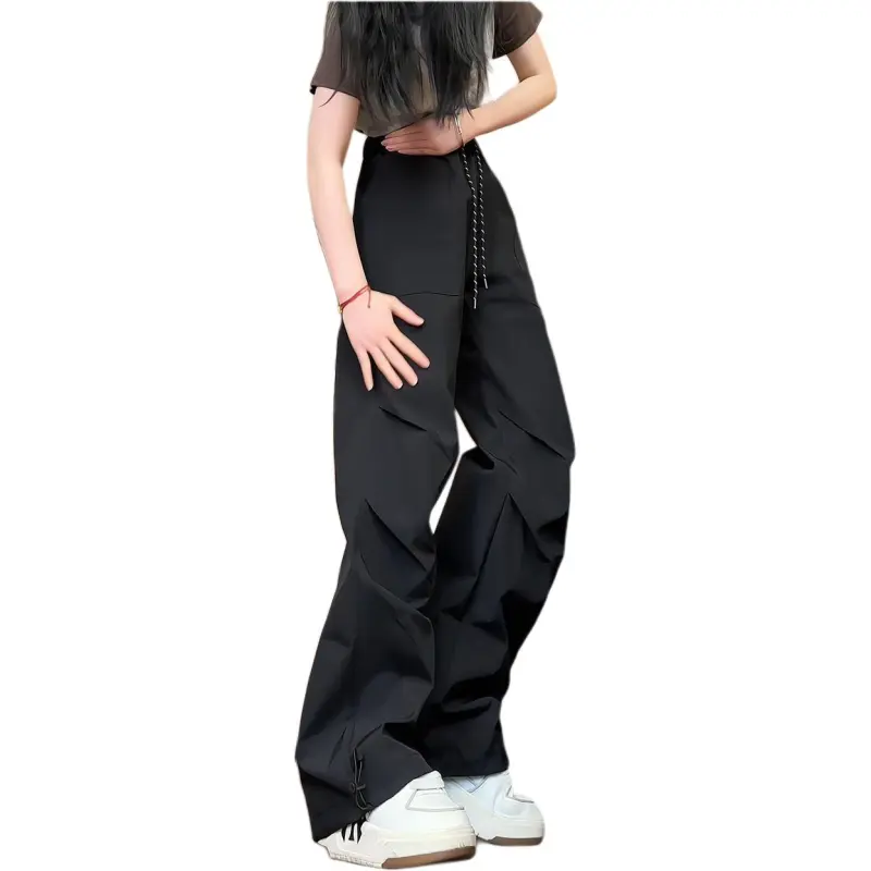 BEAR UNION Casual Pants Unisex Black-4