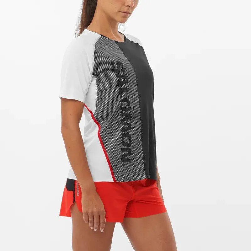 SALOMON S/LAB T-Shirt Men's Pitch Black/White-4