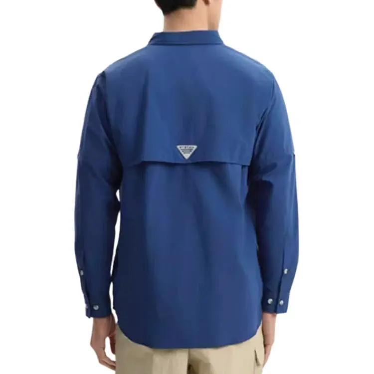 Columbia Fishing Collection Bahama Shirt Unisex Blue-4
