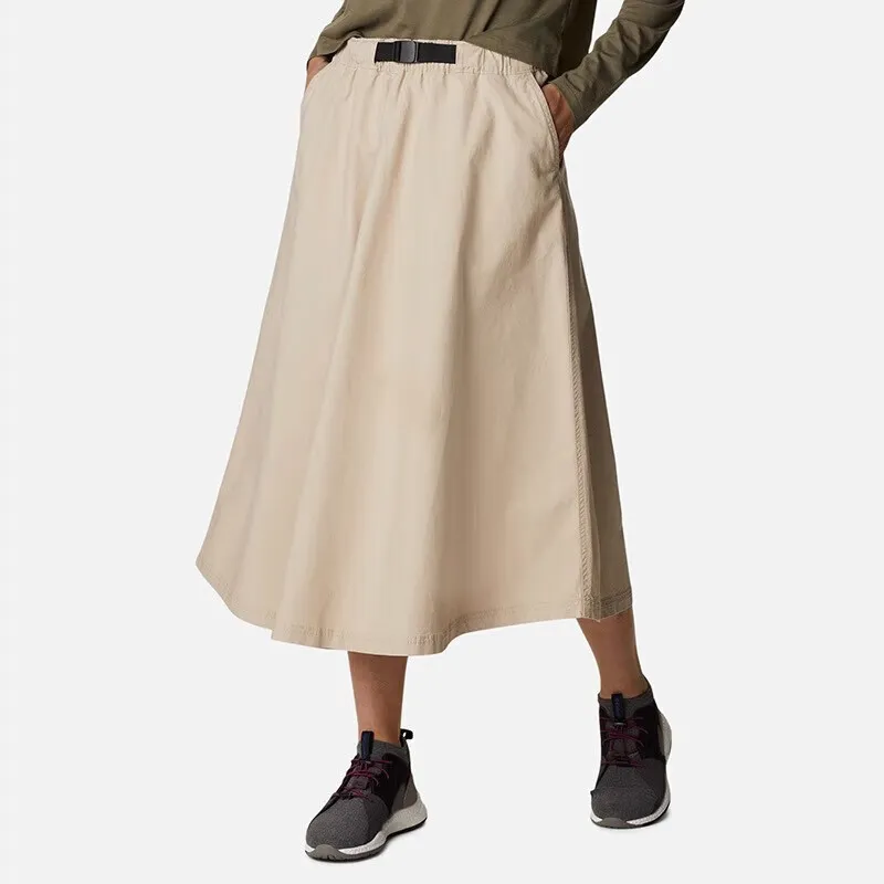 Columbia City Outdoor Collection Casual Long Skirts Women's Khaki-2